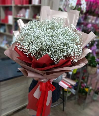 Букет цветов из: Гипсофила в Теплой Горе