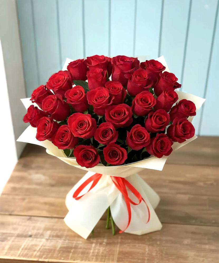 Букет 29 Красных роз в Теплой Горе