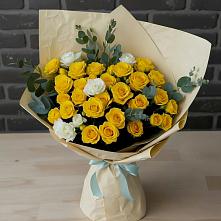 Букет цветов из:  Розы #REPLACE_PRED# Теплой Горе