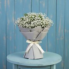 Букет цветов из:  Гипсофила в Теплой Горе