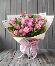 Букет Розовый кустик в Теплой Горе