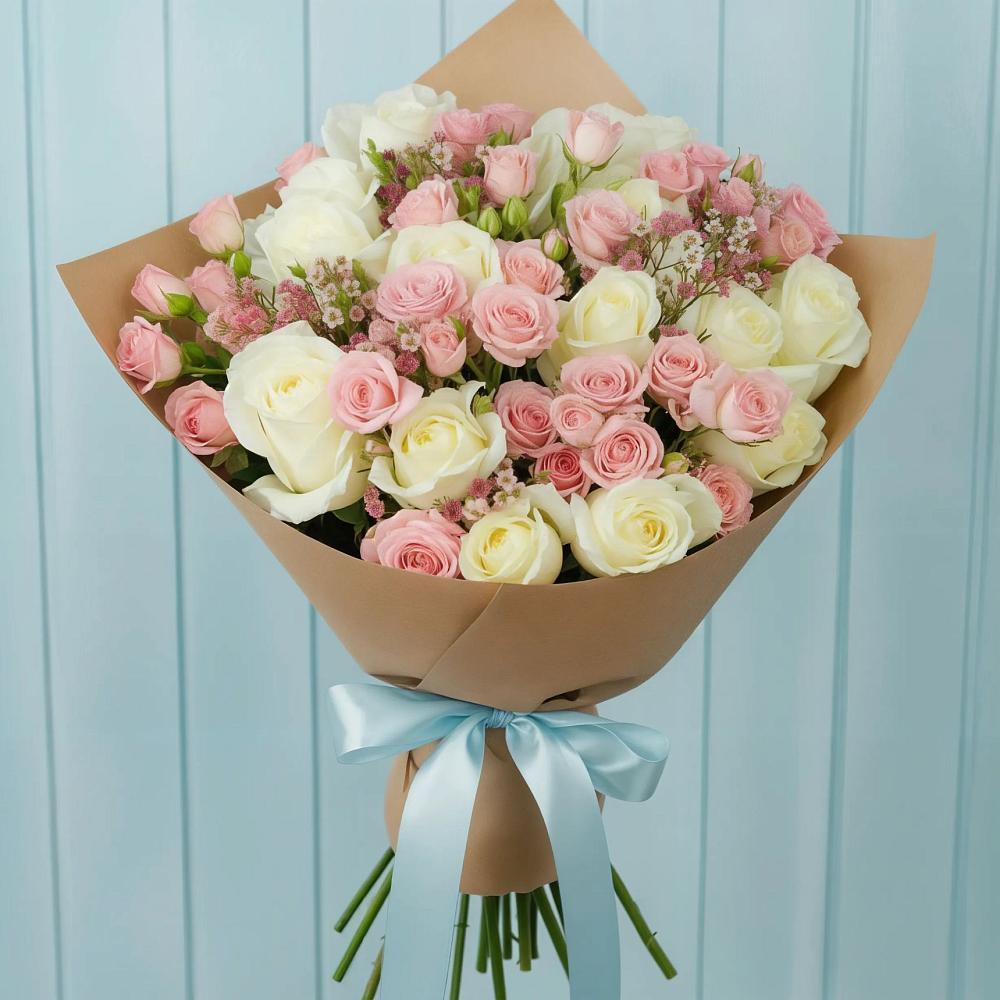 Букет цветов из: Розы в Теплой Горе