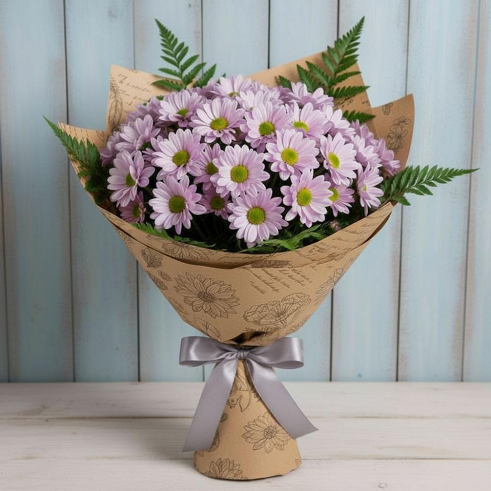 Букет цветов из: Хризантемы в Теплой Горе