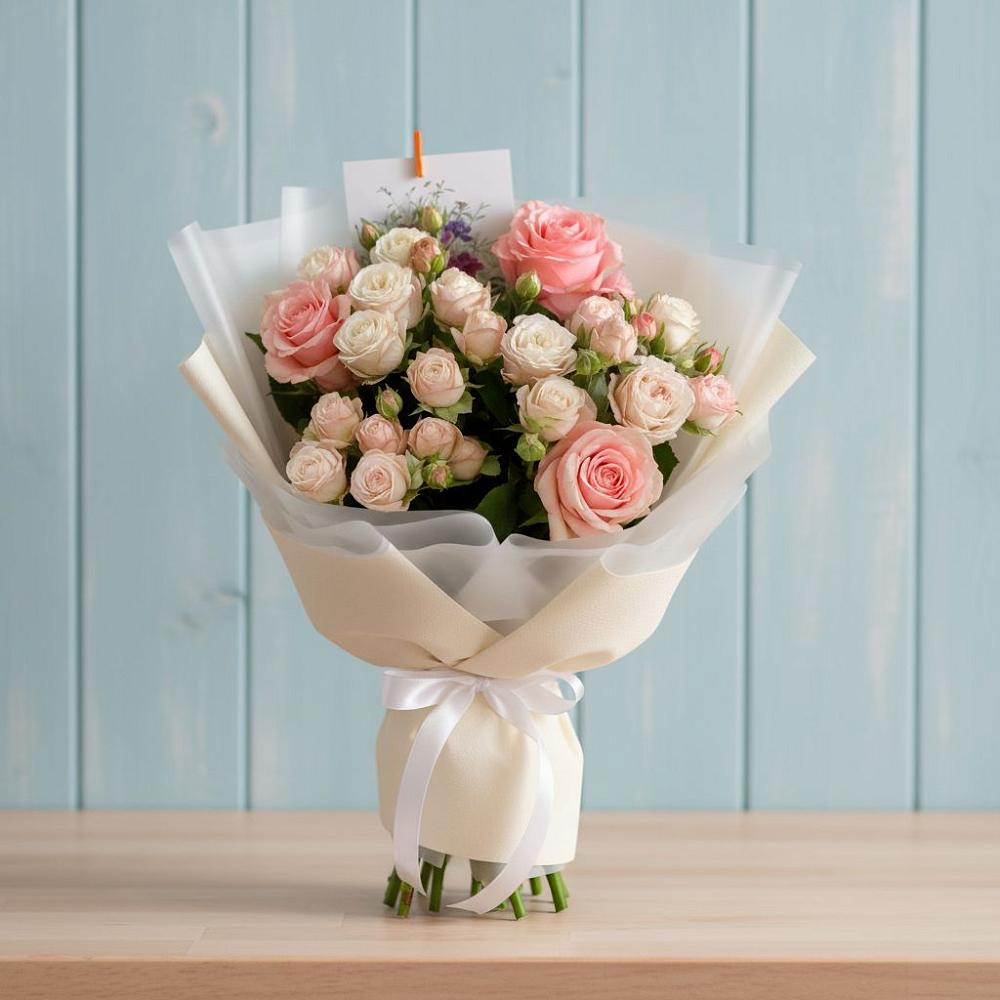 Букет цветов из: Розы в Теплой Горе