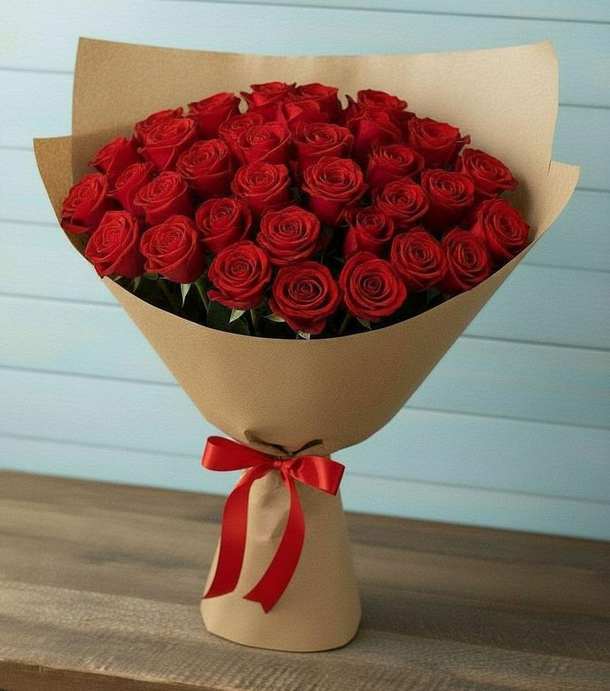 Букет Красные розы Милано в Теплой Горе