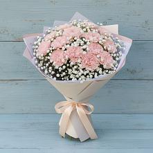 Букет цветов из:  Гвоздики в Теплой Горе