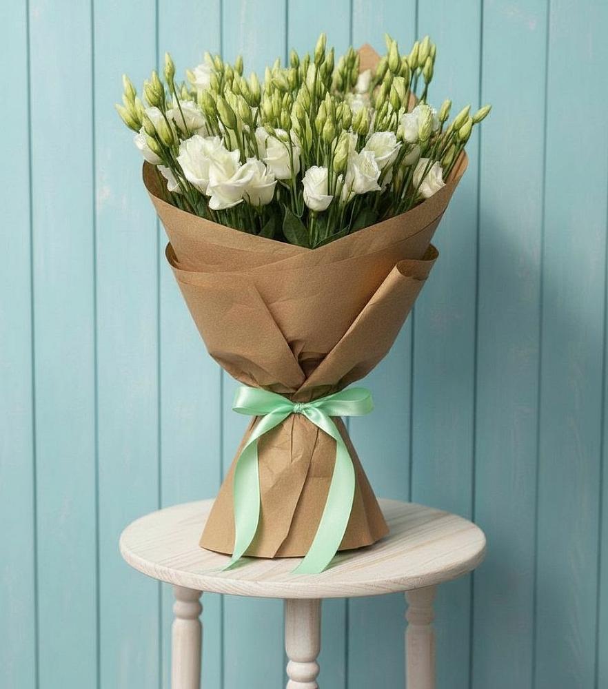 Букет цветов из: Лизиантусы в Теплой Горе