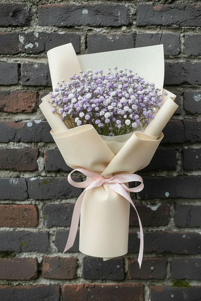 Букет цветов из: Гипсофила в Теплой Горе