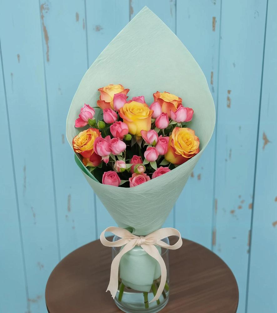 Букет цветов из: Розы в Теплой Горе