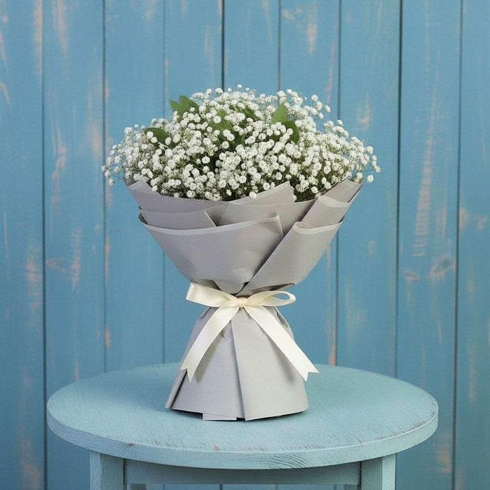 Букет цветов из: Гипсофила в Теплой Горе