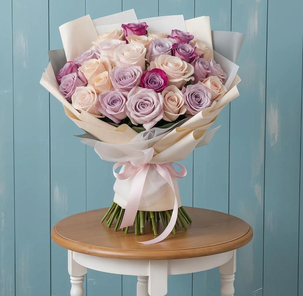 Букет цветов из: Розы в Теплой Горе