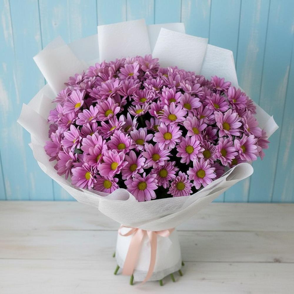 Букет цветов из: Хризантемы в Теплой Горе