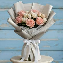 Букет цветов из:  Розы в Теплой Горе