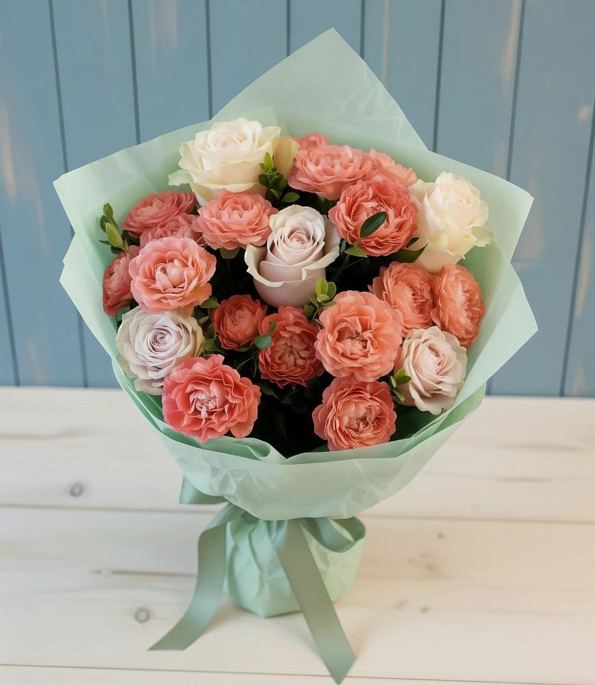 Букет цветов из: Розы в Теплой Горе