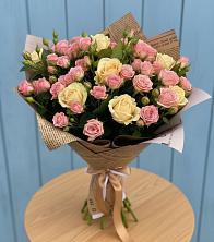 Букет цветов из:  Розы в Теплой Горе