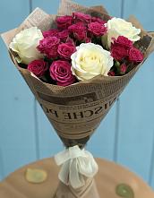 Букет цветов из:  Розы в Теплой Горе