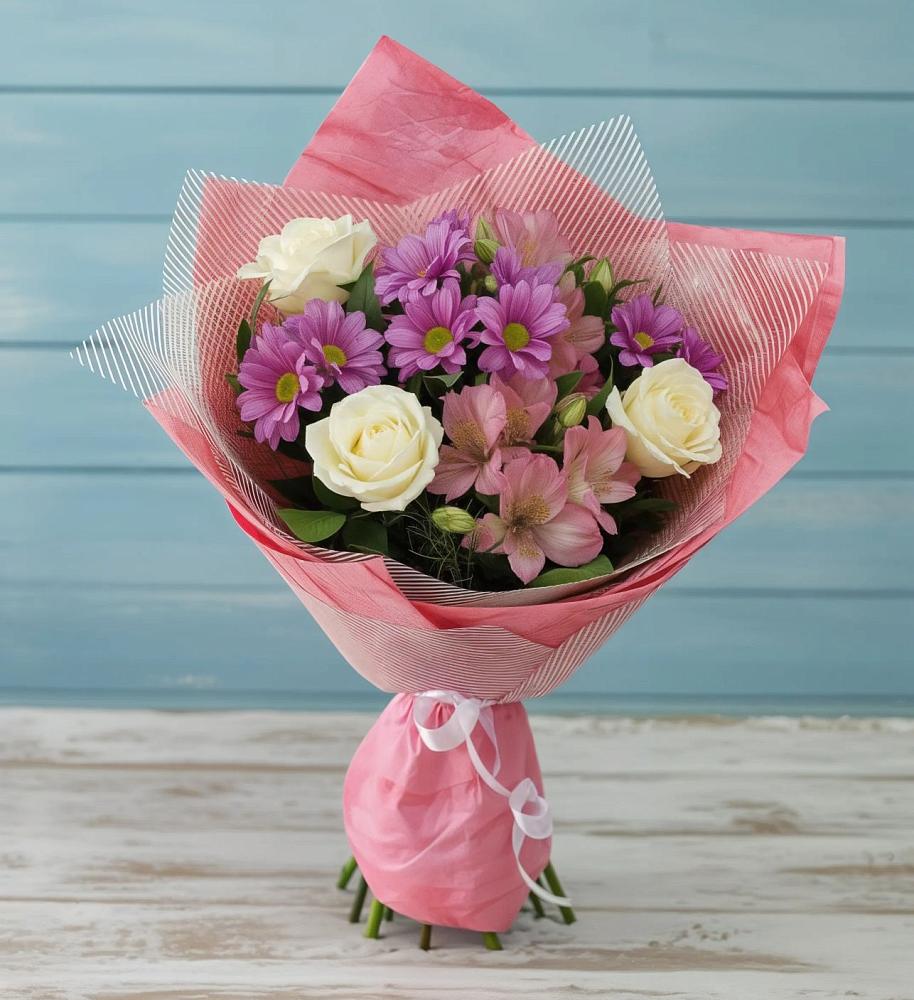 Букет цветов из: Герберы в Теплой Горе