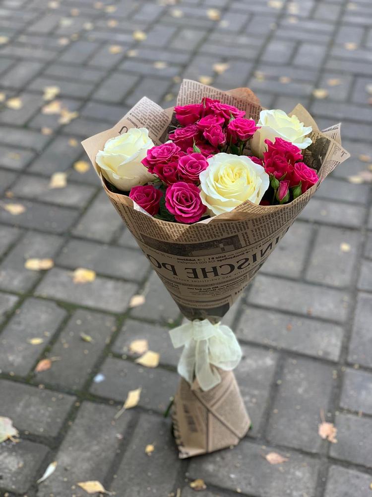 Букет цветов из: Розы в Теплой Горе