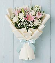 Букет цветов из:  Лилии в Теплой Горе