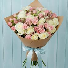 Букет цветов из:  Розы в Теплой Горе