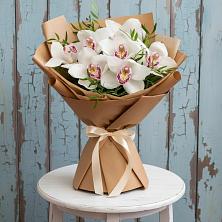 Букет цветов из:  Орхидеи и Розы в Теплой Горе